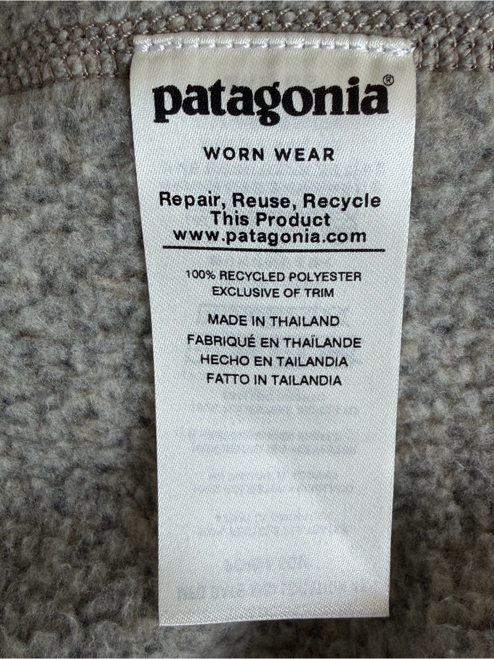 Patagonia Men’s XL 1/4 Zip Pullover Fleece Jacket Brown Outdoor Classic - Picture 7 of 8